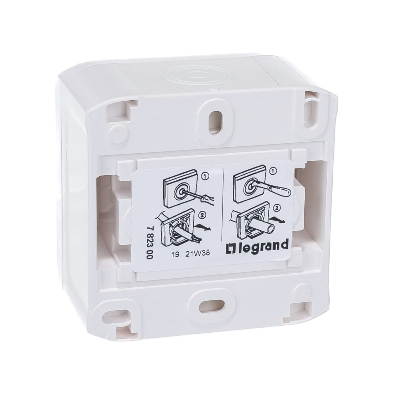 Выключатель "Quteo" ОП 1кл. белый 10А IP44 10АХ  Leg 782300  *