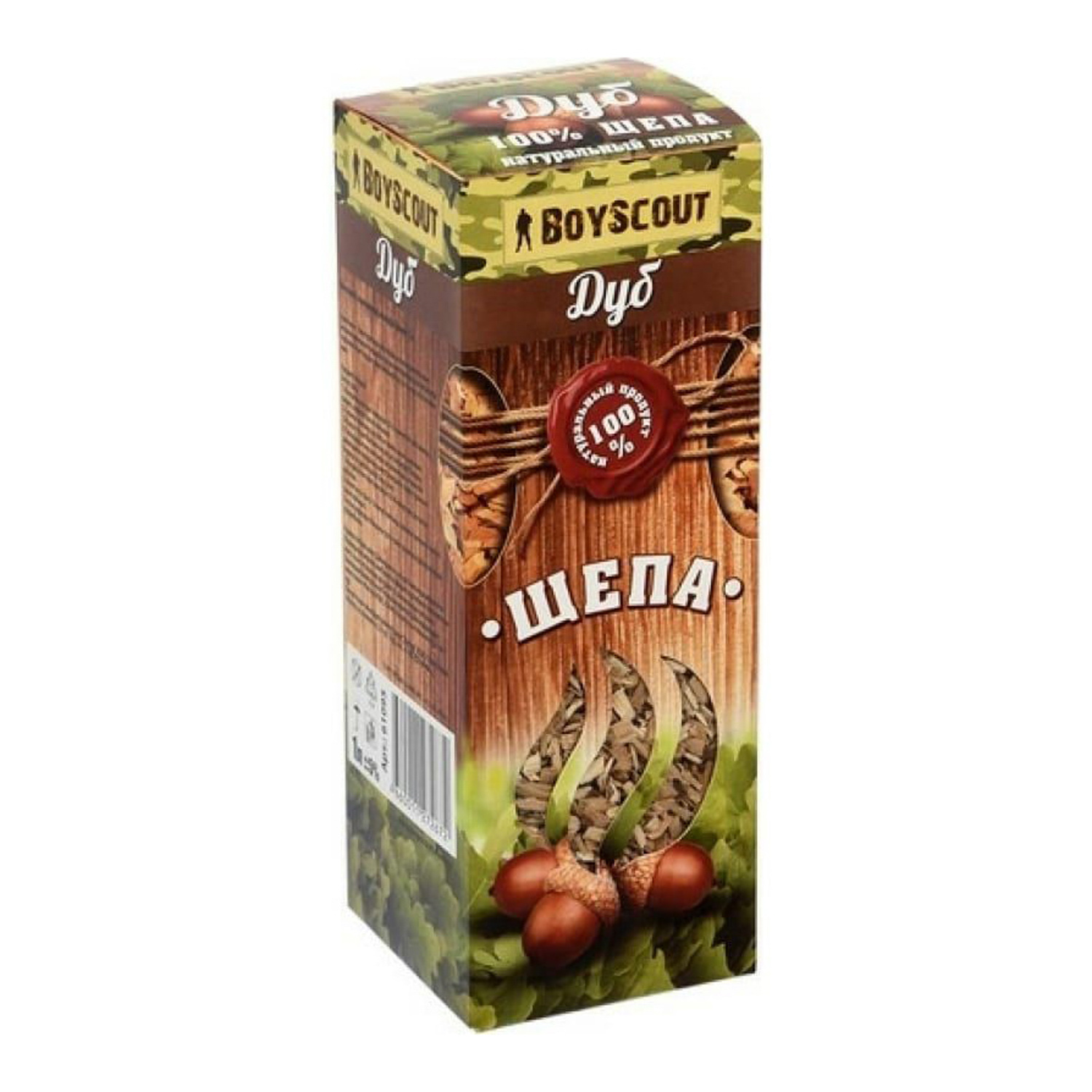 BOYSCOUT Щепа для копчения "Дуб", 1 л /25