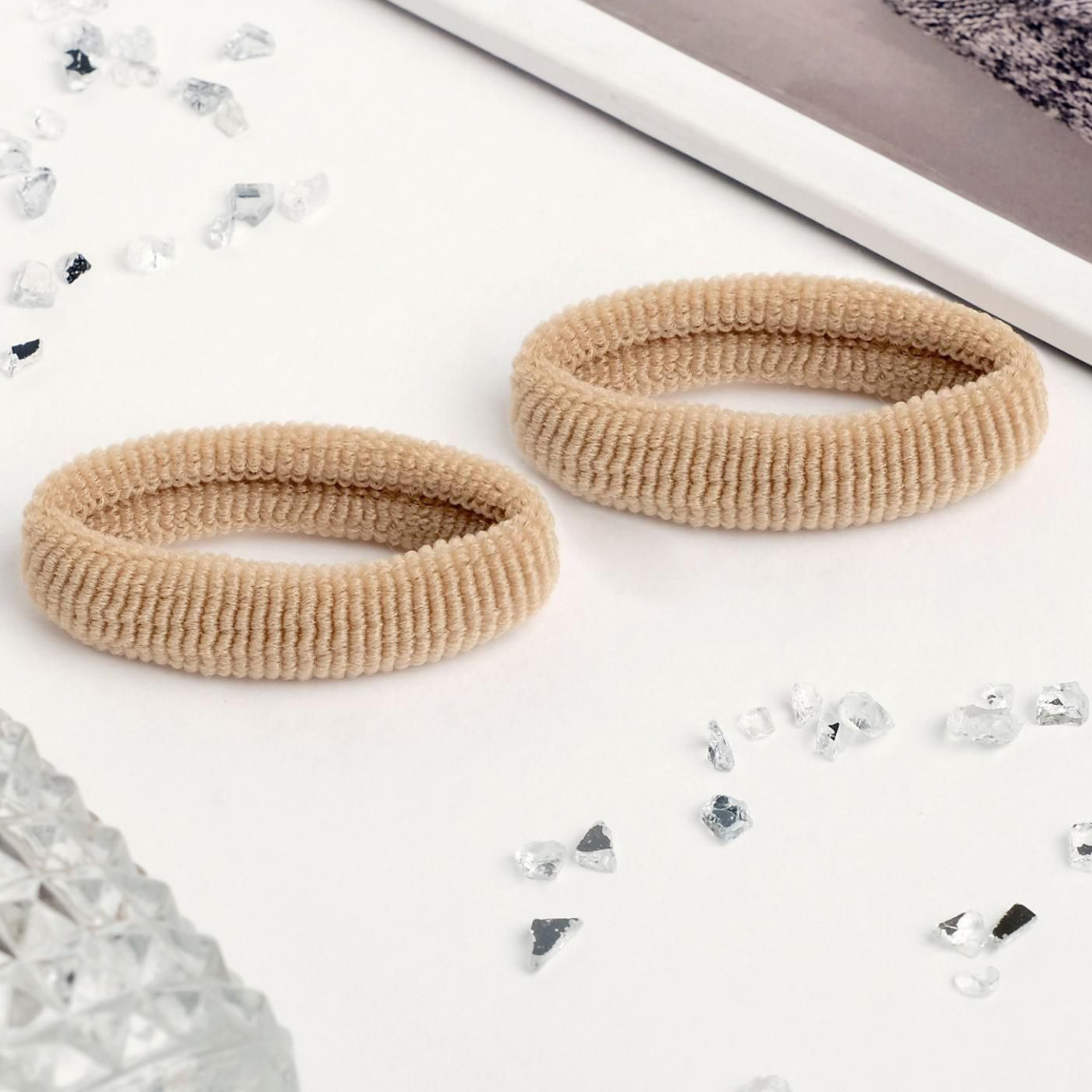 Резинка для волос "Русская красавица" (набор 2шт) бежевый