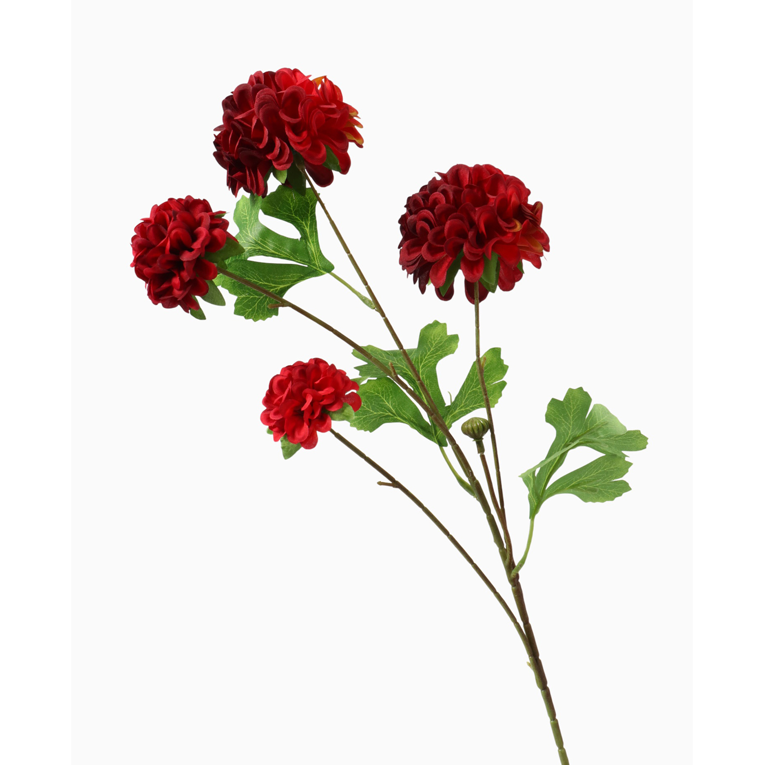 Цветы искусственные "Гортензия люкс кустовая" 64 см, красный  10526708