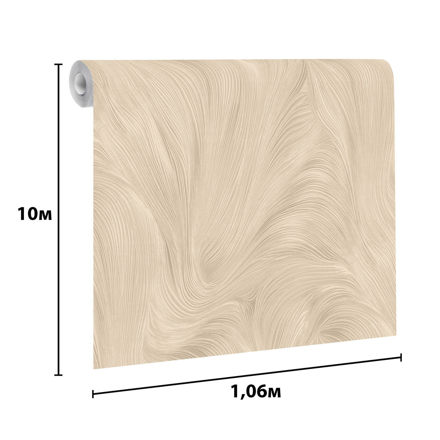 Обои  флиз ED Monte Solaro Chantelle (беж.) 9298-02 *6