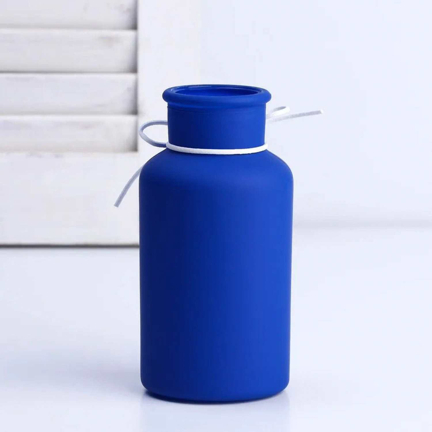 Ваза матовая «Волшебство вокруг нас» синяя, 16 х 8 х 8 см      7841558