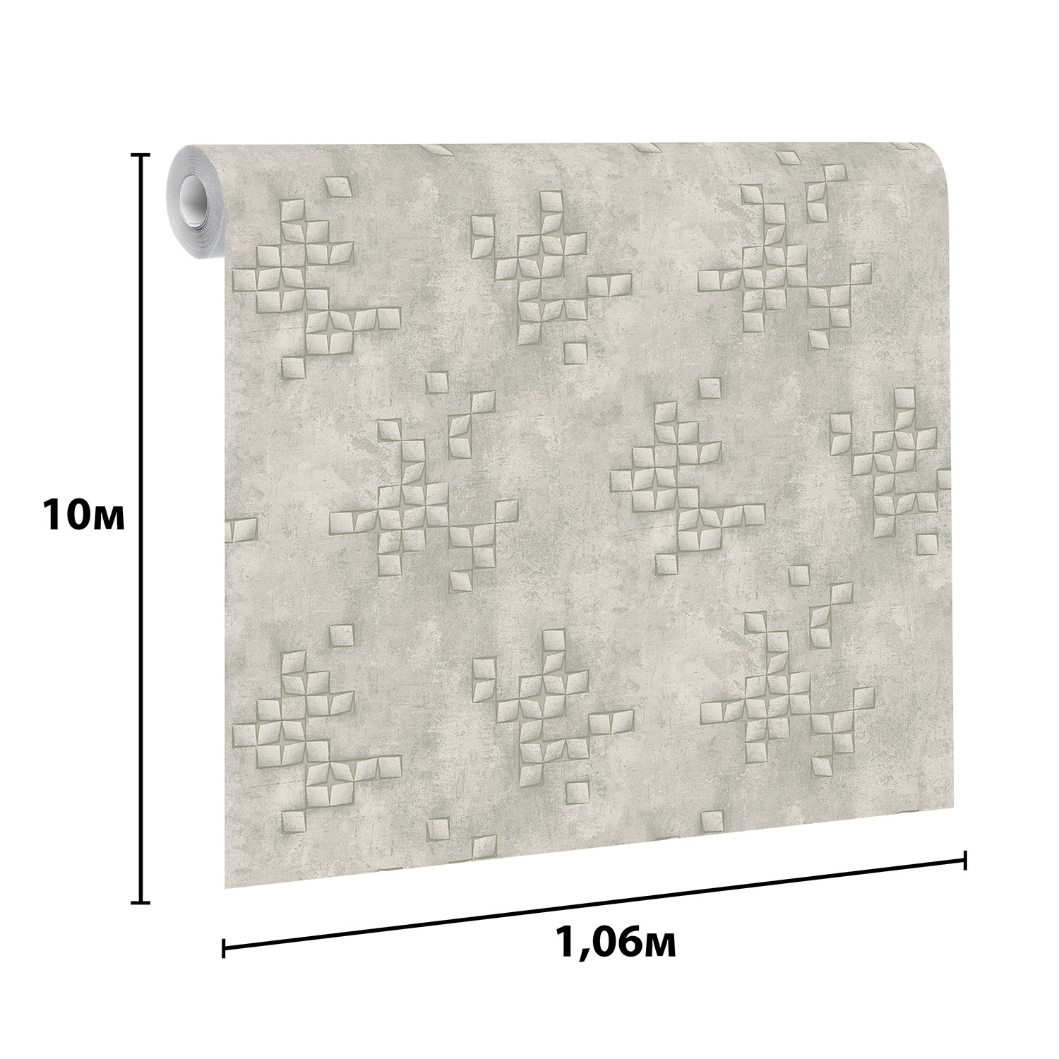 яяяОбои флиз. "Эрисманн" Profi Deco Tetris 60716-05 10.05х1.06м *6