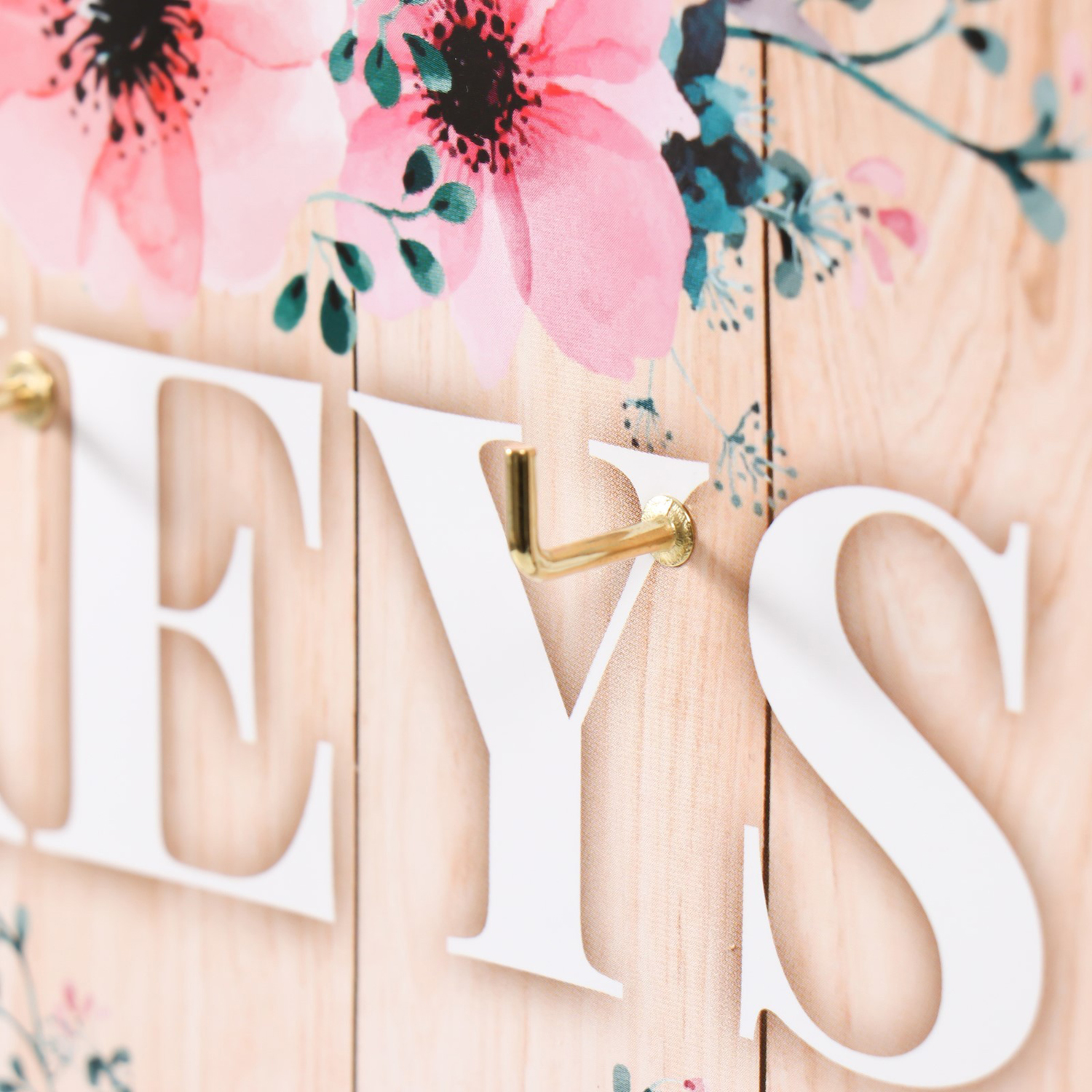 Ключница открытая "KEYS"  5 крючков,  23х32 см 9749123