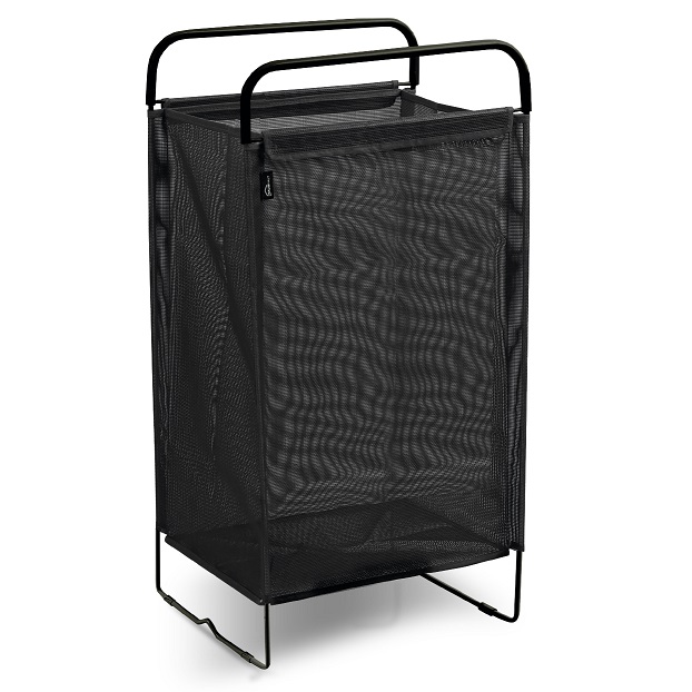 Корзина для белья тканевая на металл. каркасе Складная 405х310х750мм цвета-"микс" HSC3 "Ника" *1/10