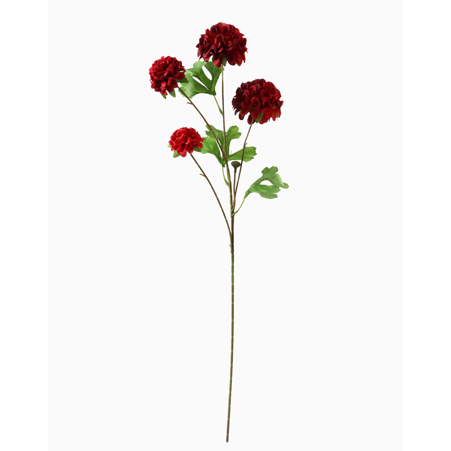 Цветы искусственные "Гортензия люкс кустовая" 64 см, красный  10526708