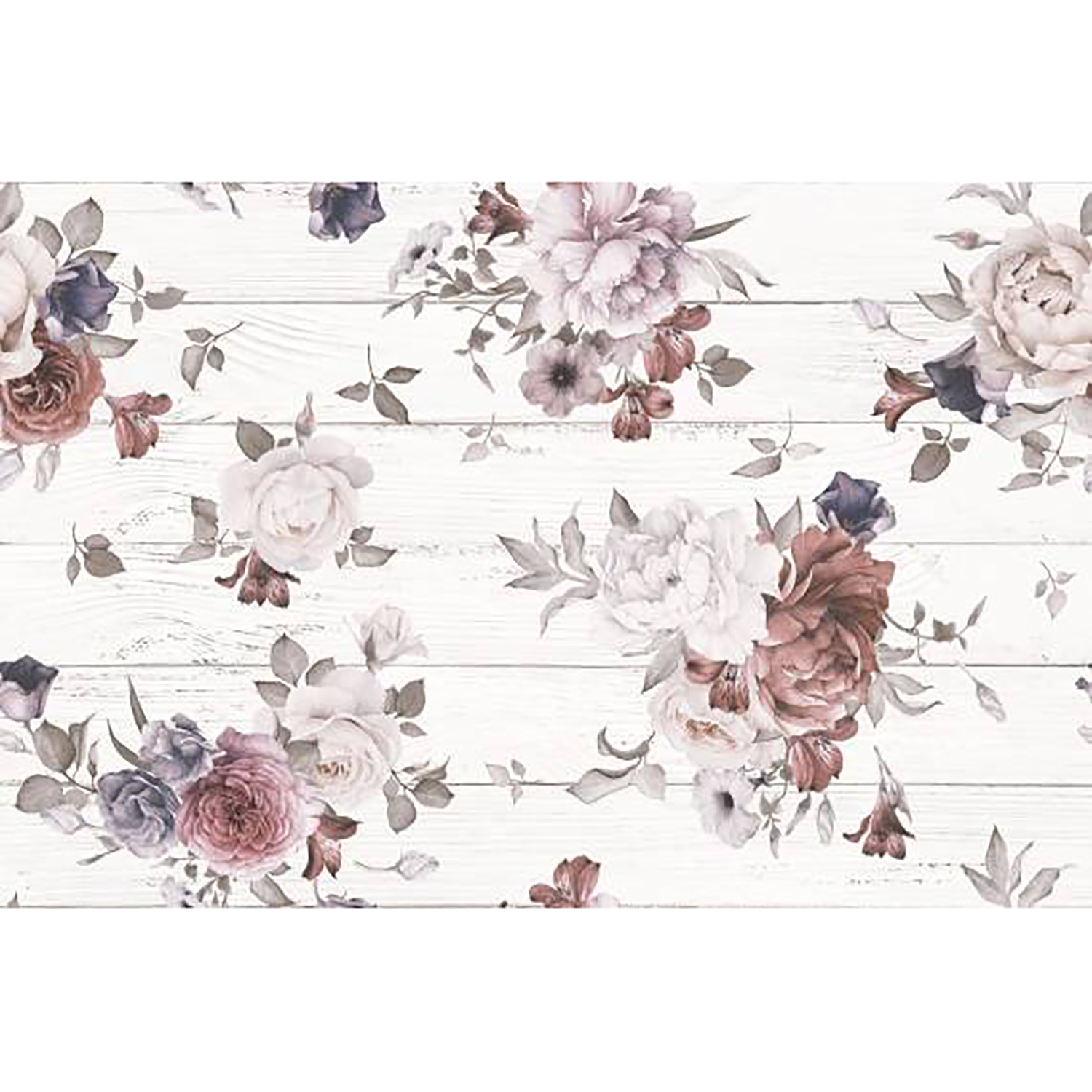 яяяДекор-панно Шебби Шик белое 400*600*8 1606-0006-1001 (из 2-х плиток) Ласселсбергер *1