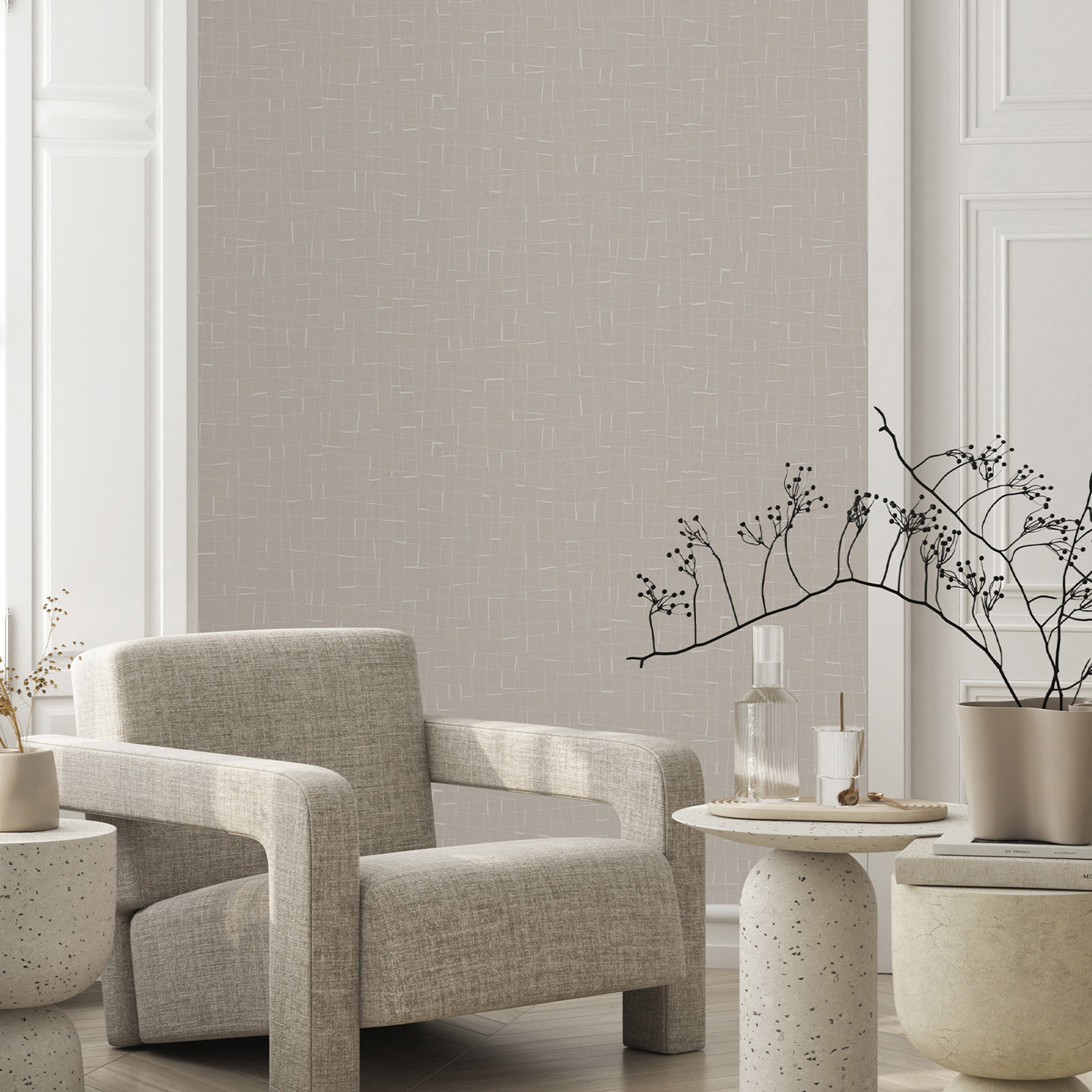 Обои флиз Victoria Stenova Module (беж.) 585718 1.06*10м *6