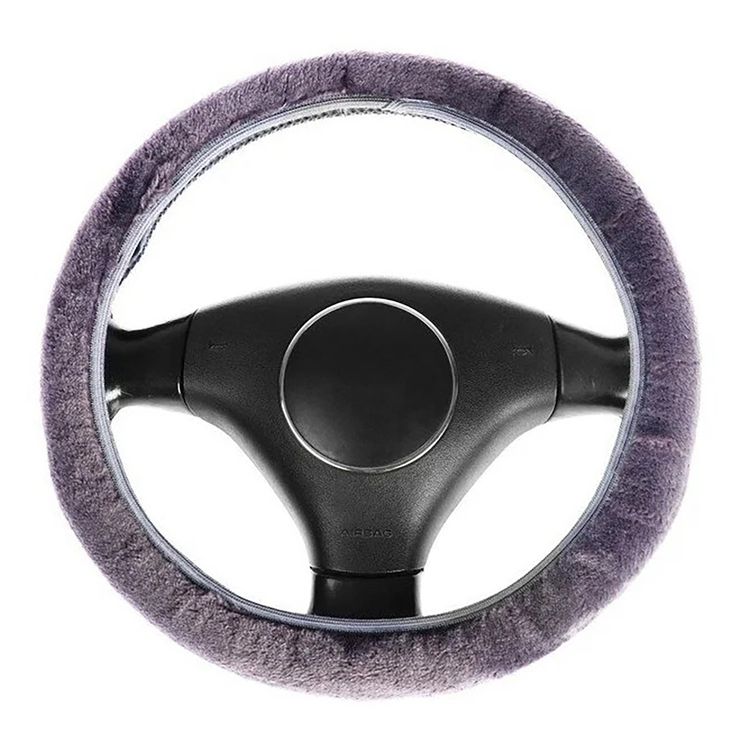 Оплетка TORSO, меховая, мультиразмерная, темно-серый 3120920