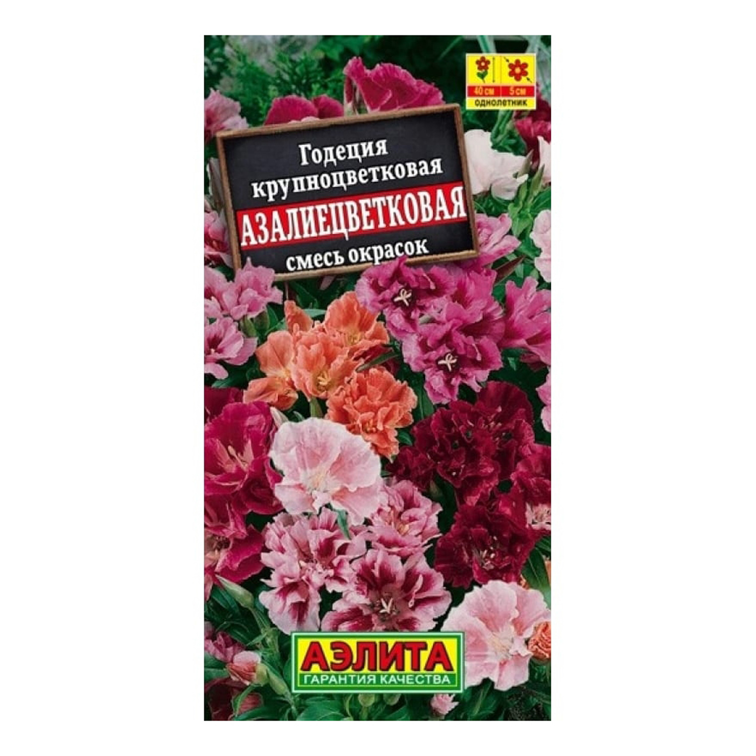 Семена Годеция азалиецветковая смесь 0,5гр Аэлита 10/200 Семена Годеция азалиецветковая смесь 0,5гр Аэлита 10/200