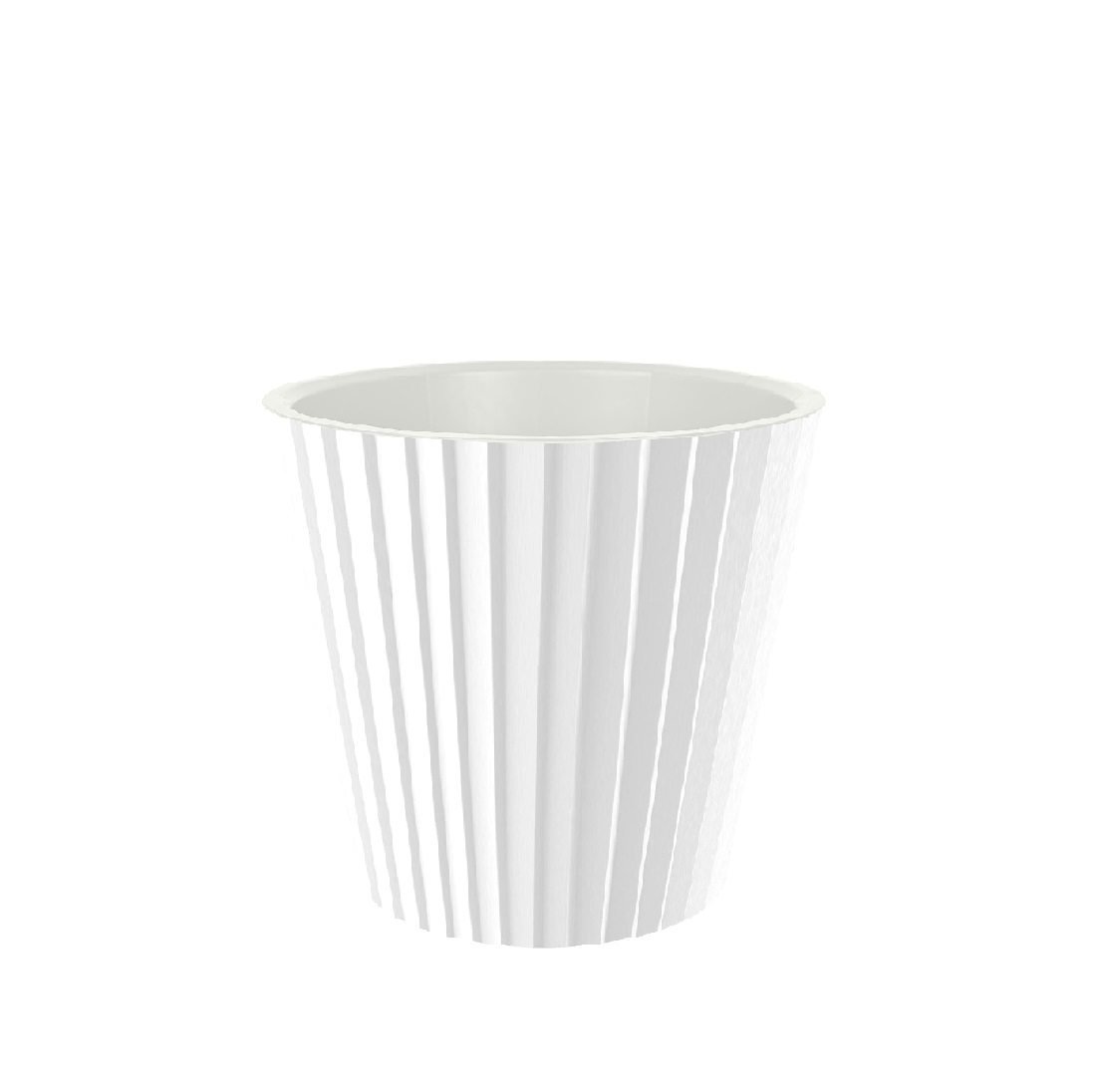 Кашпо пластм. "Sand"  2,0л d верха 160мм h146мм со вставкой Белый IG640010048 *1/16 Кашпо пластм. "Sand"  2,0л d верха 160мм h146мм со вставкой Белый IG640010048 *1/16