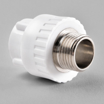 Муфта комбинированная PPRC наруж. резьба Ø 25-1/2" *10/80