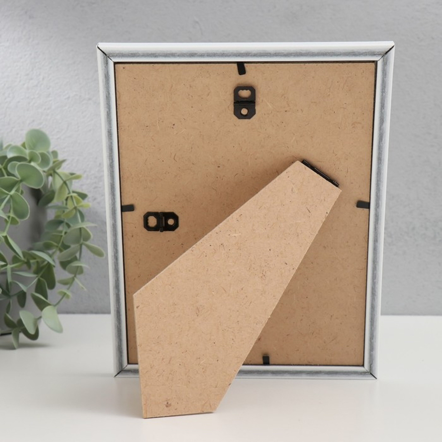 Фоторамка пластик "МИРАМ" 15х20 см белый (пластиковый экран) 7786743