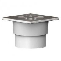 Трап вертикальный д110 (150*150) хром *1/10