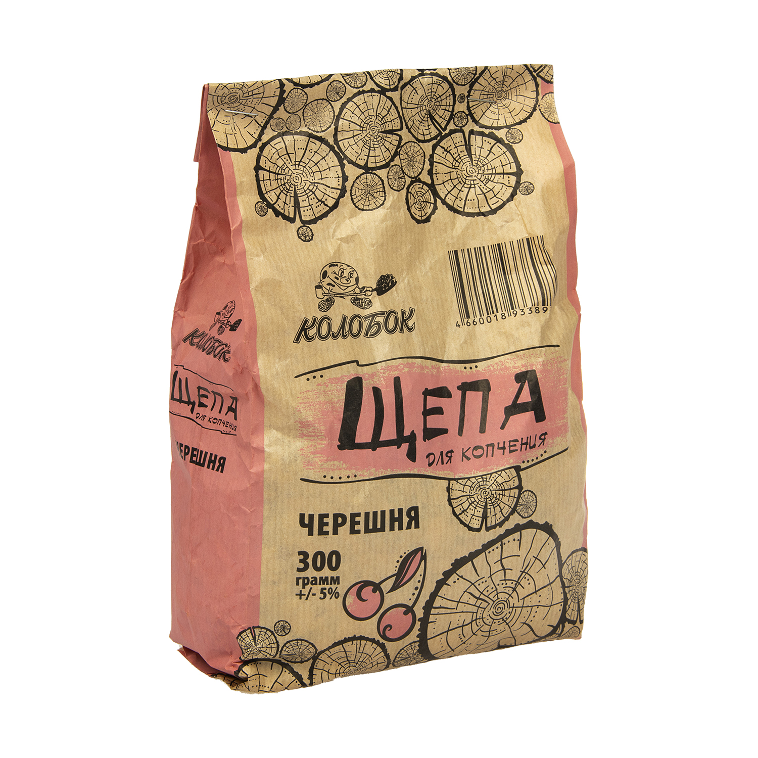 Щепа для копчения «Черешня» Колобок, 300 г Щепа для копчения «Черешня» Колобок, 300 г