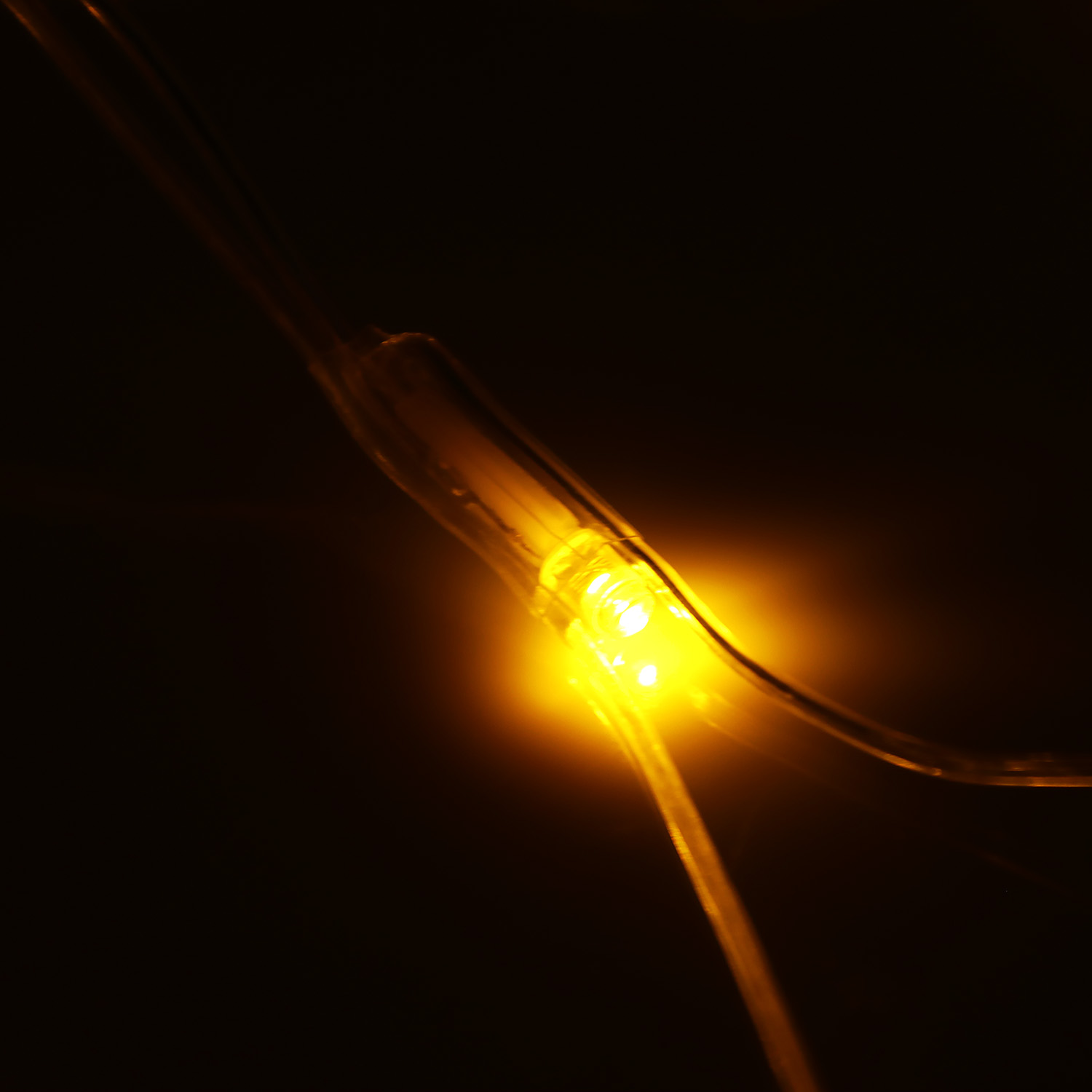 Гирлянда уличная Сеть, 24 В, VEGAS, 1,2х1 м, 144 лампы, желтый, прозрачный провод