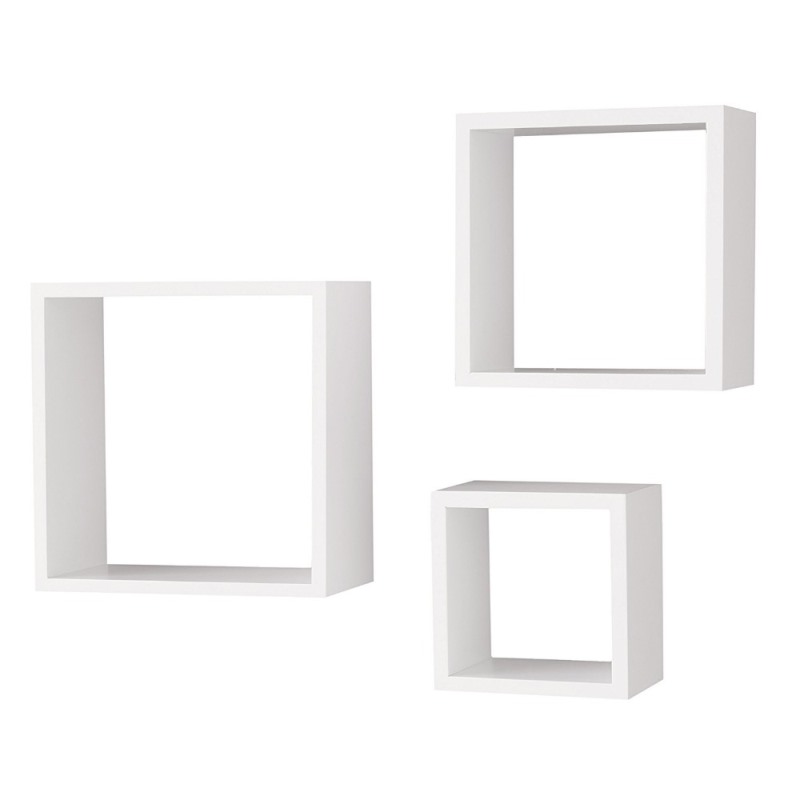 Набор полок КУБ-3 Белый ГЕРДА *1 Набор полок КУБ-3 Белый ГЕРДА *1