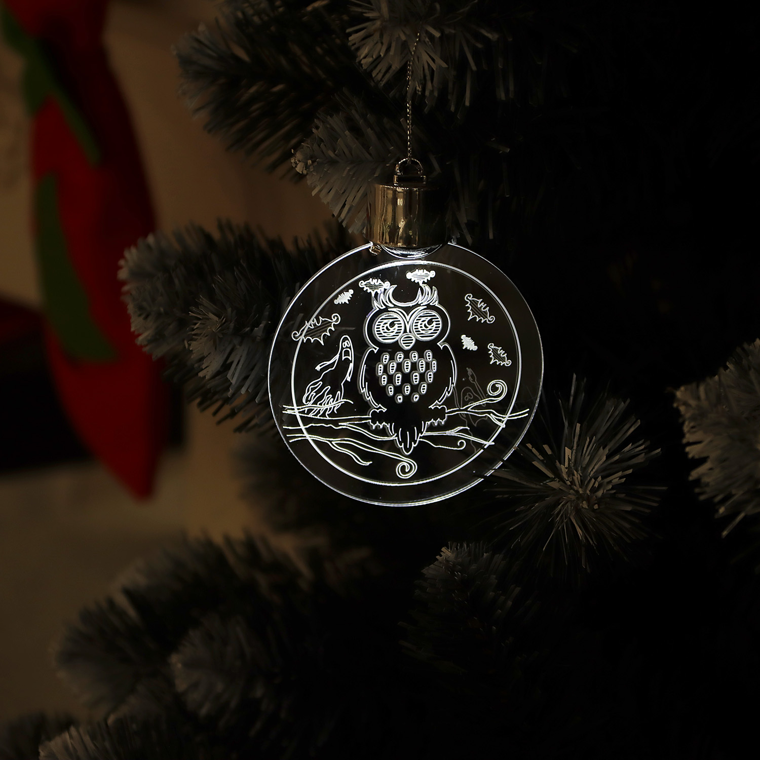 Светильник-ночник Старт НГ "Сова", 2 LED, 3D