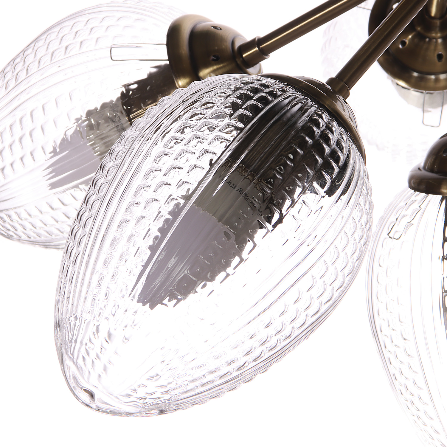 Люстра N5121/6 АВ Е27 6*40Вт ( h=325; d=560)  VERNER LIGHTING *1