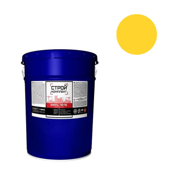Эмаль ПФ-115 желтая 20 кг СТРОЙКОМПЛЕКТ *1/33