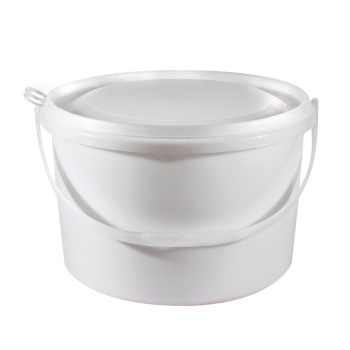 Ведро пластм. 10л с герметичной Крышкой, д/Пищевых продуктов Белое В10 К (Екатеринбург) *1/25
