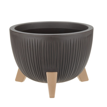 Кашпо пластм. "Петалис" 4,2л d верха 255мм h185мм со вставкой Корич. ратанг М3254 "М-Пластика" *1/4 Кашпо пластм. "Петалис" 4,2л d верха 255мм h185мм со вставкой Корич. ратанг М3254 "М-Пластика" *1/4