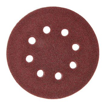 Круг шлифовальный на липучке 125мм P120 8 отверстий (5шт) PATRIOT *1