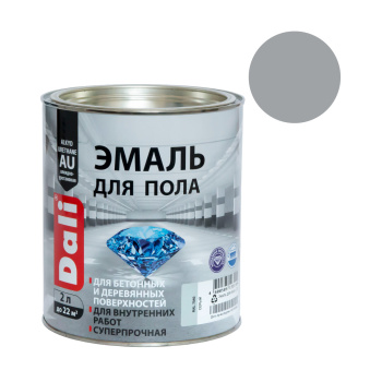 Эмаль алкидно-уретановая для пола серая 2 л ДАЛИ (RAL7040) *1/3/192 Эмаль алкидно-уретановая для пола серая 2 л ДАЛИ (RAL7040) *1/3/192