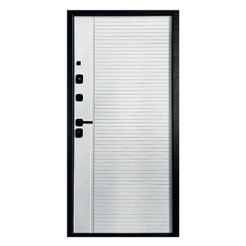 Дверь металлическая 10 см TD10-2 860х2050 ЛЕВАЯ пан графит серый/пан белый Форпост*1