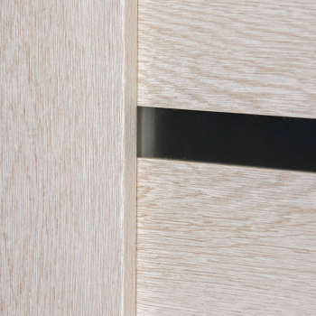 Дверное полотно остекленное BROZEX-WOOD Comfort-6, 2000х800х36 мм, светлый кедр 3D