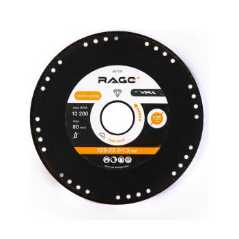 Диск алмазный по металлу 125 мм RAGE by VIRA Диск алмазный по металлу 125 мм RAGE by VIRA