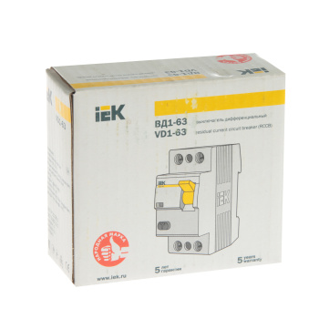 Выключатель дифф. тока (УЗО) IEK 2п 32А 30мА тип AC ВД1-63 MDV10-2-032-030 *1