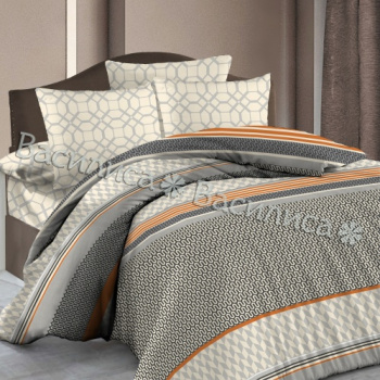 Постельное белье евро бязь Василиса 9292/1 Мега страйк НЕКСТ нав70*70,пр200*220 *1/5