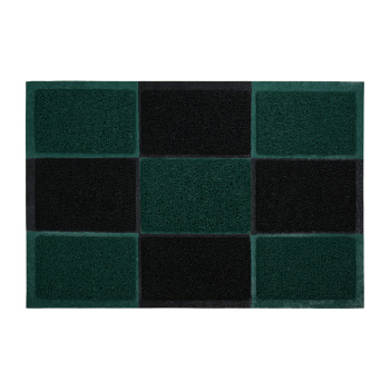 Коврик 40*60 см придверный пористый VORTEX черно-зеленый (арт.22406)   *1/20