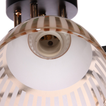 Люстра Verner Lighting A3938/5, 40 Вт, Е27, 5 ламп, черный/золото Люстра Verner Lighting A3938/5, 40 Вт, Е27, 5 ламп, черный/золото