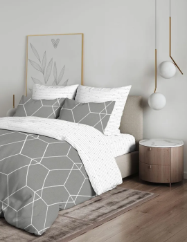 Постельное белье 1,5сп бязь Василиса 20270/1 Рубикон, наволочки 70*70 - 2шт *1/7