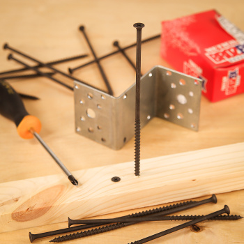 Саморез по дереву 4.8х152 мм BROZEX, крупная резьба, фосфатированные