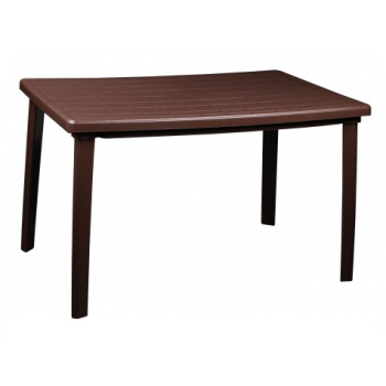 Стол пластм. прямоугольный 1200х850мм, выс.750мм Коричневый М8019 (ЗПИ "Альтернатива") *1