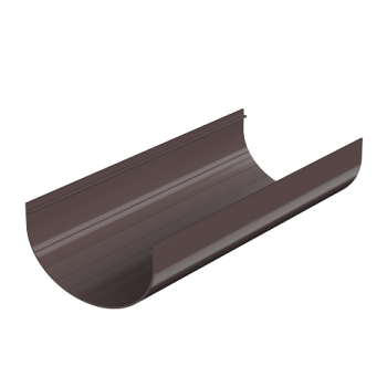Желоб водосточный 120х3000 мм ТехноНиколь, темно-коричневый Желоб водосточный 120х3000 мм ТехноНиколь, темно-коричневый
