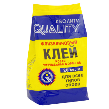Клей для обоев Quality, флизелиновый, 26 м², 200 г Клей для обоев Quality, флизелиновый, 26 м², 200 г