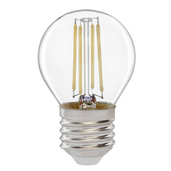 Лампа светодиодная филамент General, Е27, шар, 10 Вт, 770 Лм, 2700 К, теплый белый