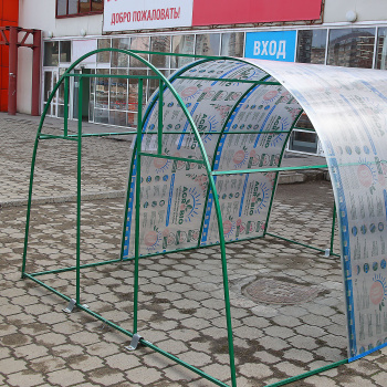 Каркас теплицы Крепыш, 4х3х2.1 м, профиль 40х20 мм, под поликарбонат Каркас теплицы Крепыш, 4х3х2.1 м, профиль 40х20 мм, под поликарбонат