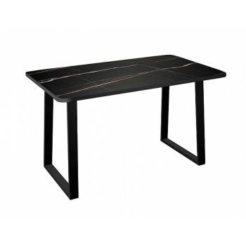 Стол раздвижной ХЬЮСТОН 1300/1620*750*750мм,пластик (22мм),Чёрный Тунис*1