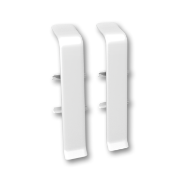 Соединитель IDEAL Deconika, 70 мм, 001 белый, 2 шт.