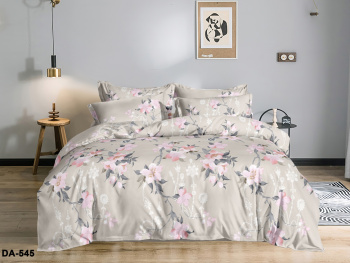 Постельное белье 2сп бамбук Орхидея DA-545, наволочки 70*70см - 2шт *1/4
