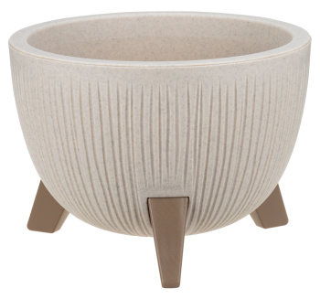 Кашпо пластм. "Петалис" 12л d верха 350мм h255мм со вставкой Беж. мрамор М3255 ("М-Пластика") *1/3 Кашпо пластм. "Петалис" 12л d верха 350мм h255мм со вставкой Беж. мрамор М3255 ("М-Пластика") *1/3