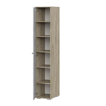 Шкаф БОСТОН ШК-400 с 1 дверью 400*500*2120мм, бетонный камень NEW*1