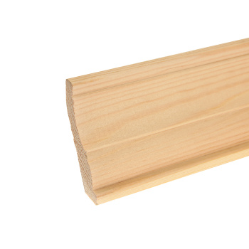 Плинтус 2.1-2.2 м, 60 мм, сращенный, бессучковый, разнобокий