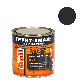 Грунт-эмаль 0.75 л по ржавчине DALI, RAL 7024 графит Грунт-эмаль 0.75 л по ржавчине DALI, RAL 7024 графит