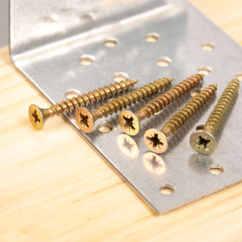 Шурупы жёлтые BROZEX пакет 5*45 (30шт) *10/100 Шурупы жёлтые BROZEX пакет 5*45 (30шт) *10/100